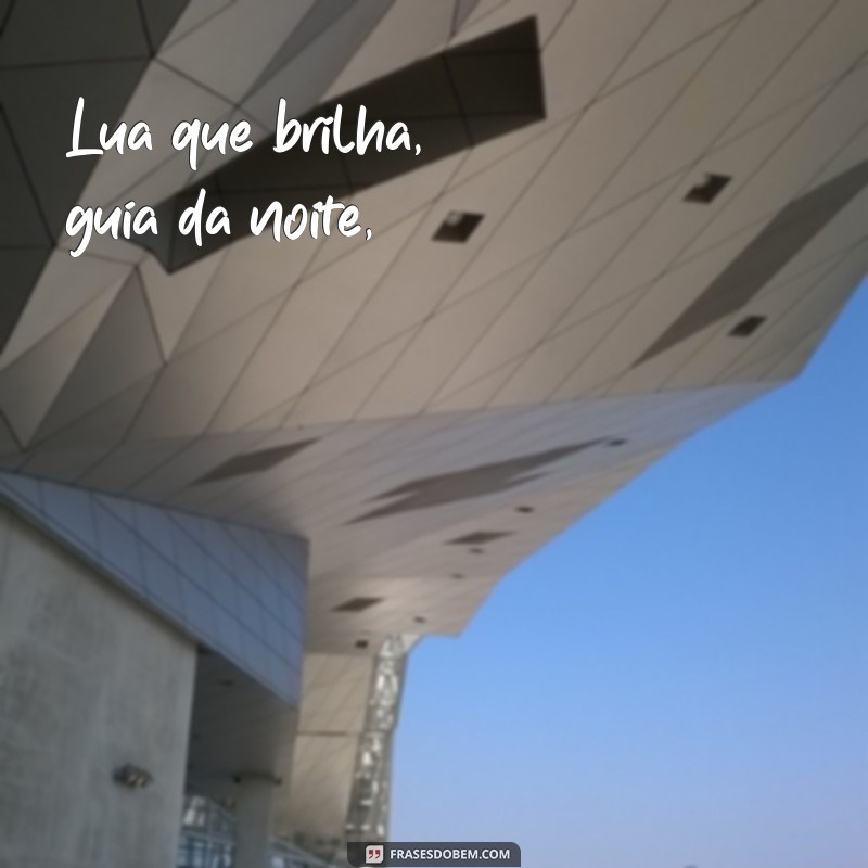 poemas lua Lua que brilha, guia da noite,