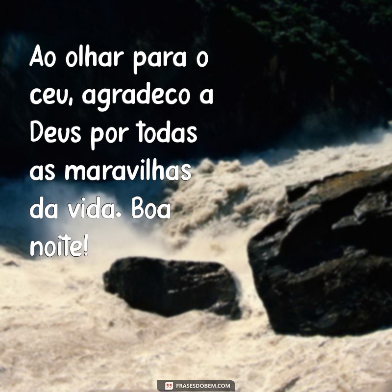 Boa Noite: Cultivando a Gratidão a Deus para um Sono Tranquilo 