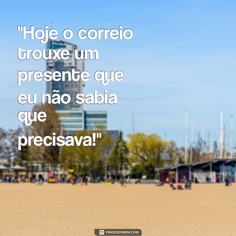 frases de recebidos 