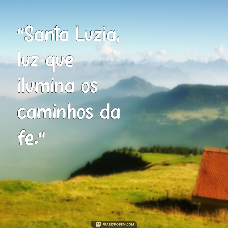 frases de santa luzia 