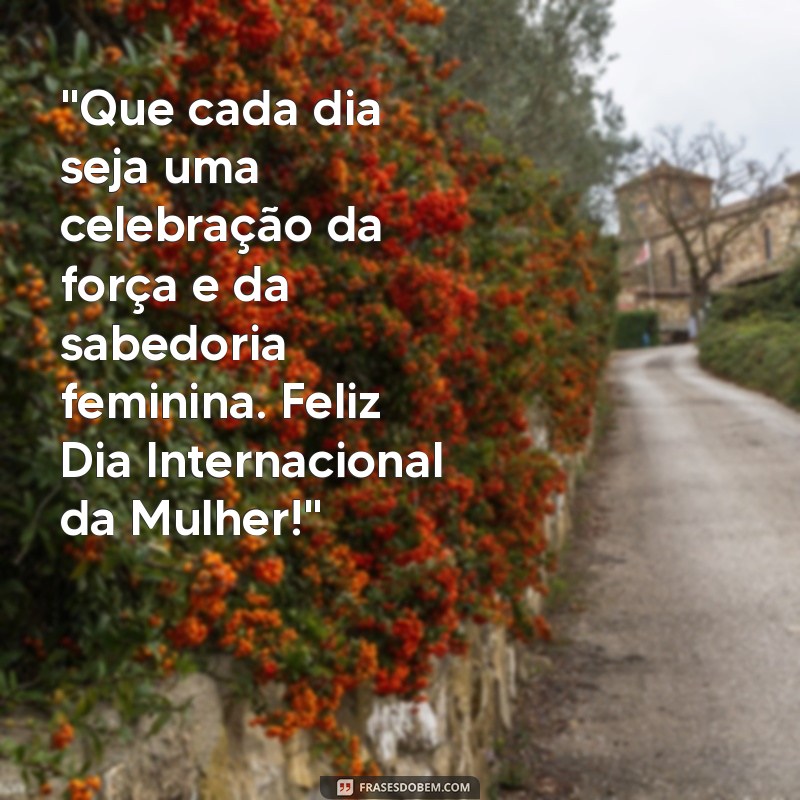 mensagens de dias das mulheres 