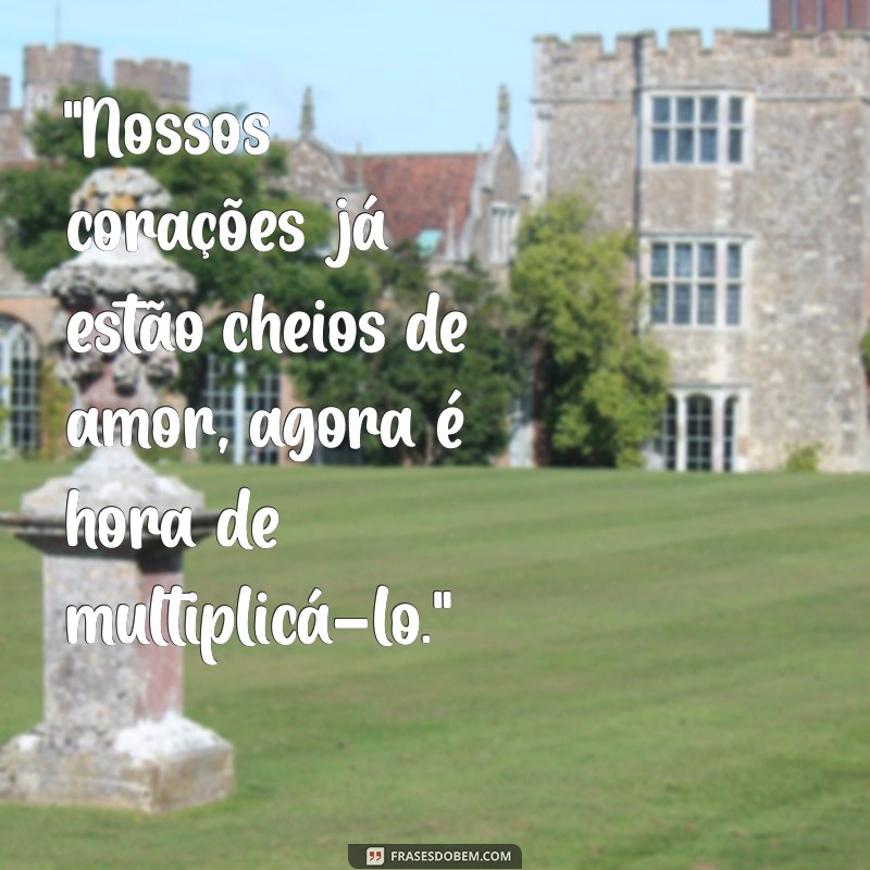 frases para foto gestante casal 