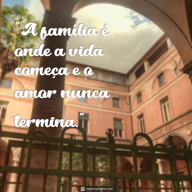 frases para família 