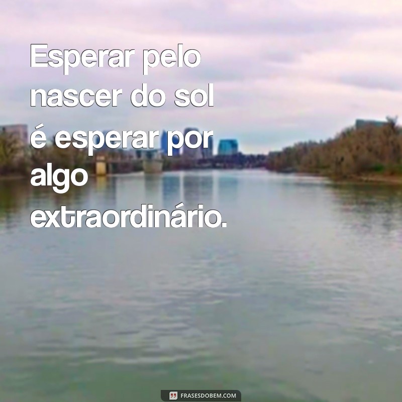 Frases Inspiradoras sobre o Nascer do Sol: Reflexões para Começar o Dia 