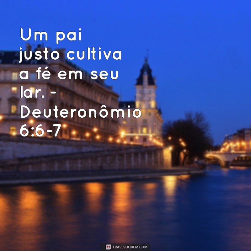 Frases Bíblicas Inspiradoras para Celebrar o Dia dos Pais 