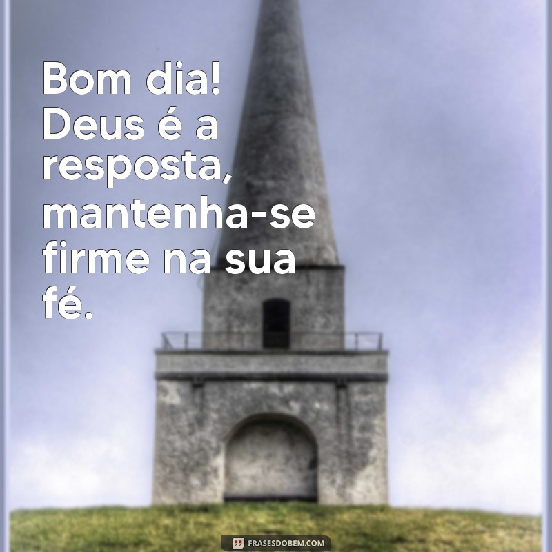 Bom Dia: Como Deixar Deus no Comando do Seu Dia 