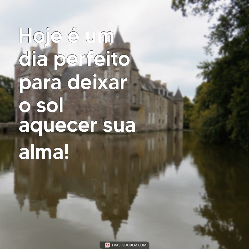 Frases Inspiradoras para Celebrar um Dia Radiante de Sol 