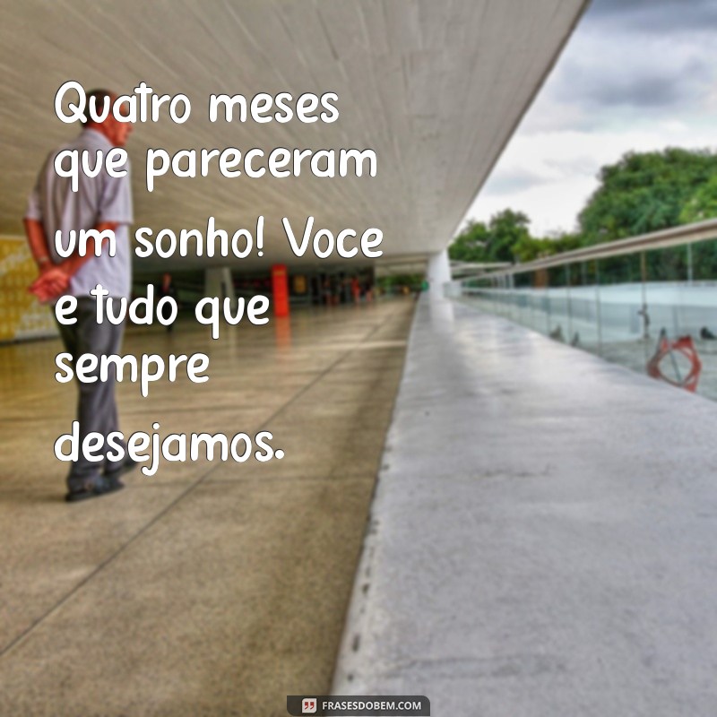 Mensagens Carinhosas para Celebrar 4 Meses da Sua Filha 