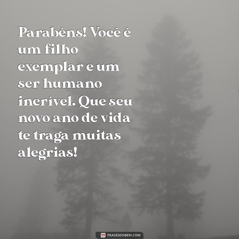 Mensagens Emocionantes de Aniversário para Celebrar Seu Filho Querido 