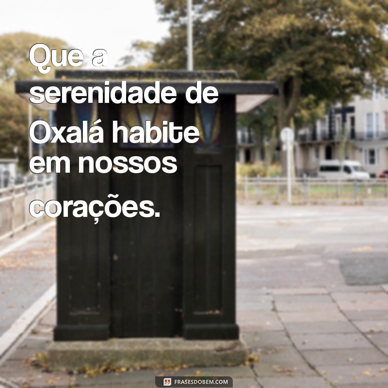 Frases Inspiradoras de Pai Oxalá: Sabedoria e Fé para o Seu Dia 