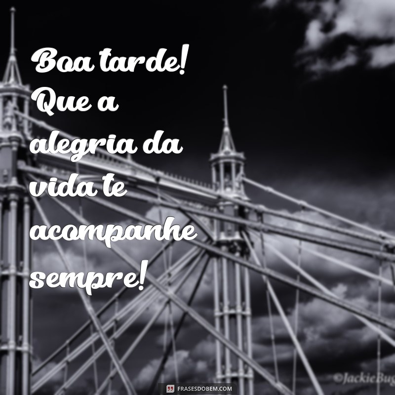 Frases Criativas de Boa Tarde para WhatsApp: Encante Seus Contatos! 