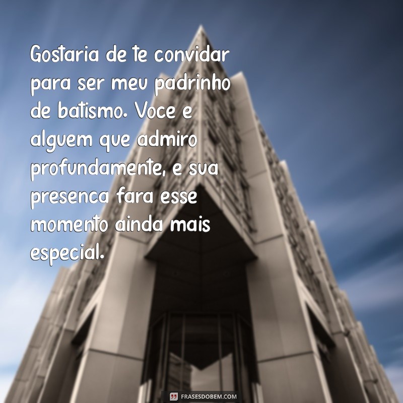 Como Criar um Convite Inesquecível para Padrinhos de Batismo 