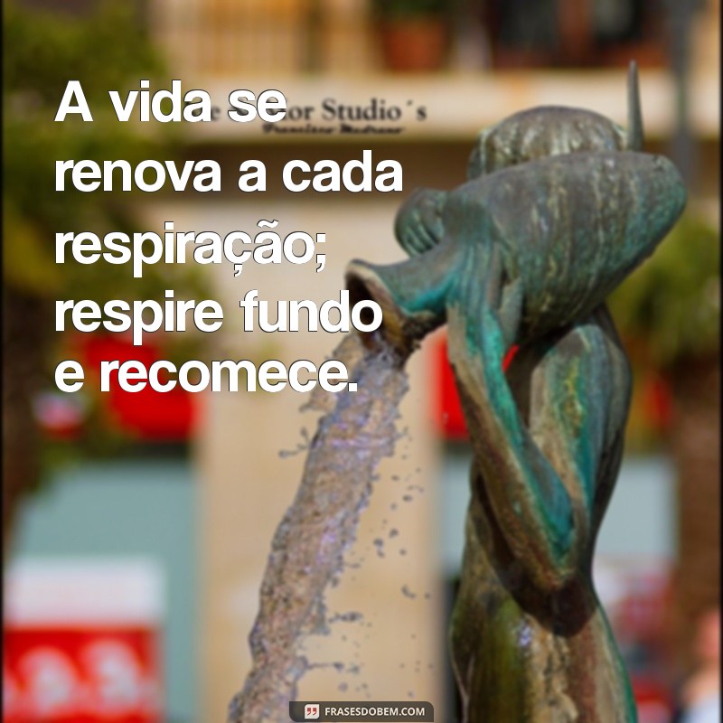 Renove Sua Vida: Mensagens Inspiradoras para um Novo Recomeço 