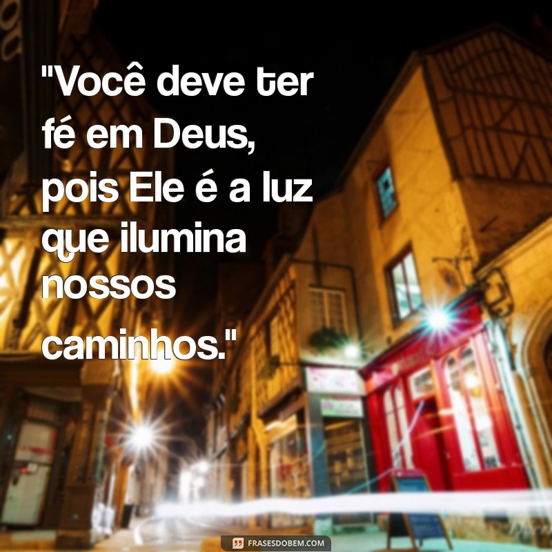 versiculo de fé em deus 