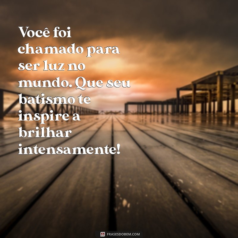 Mensagens Inspiradoras para Celebrar o Batismo: Compartilhe Amor e Fé 