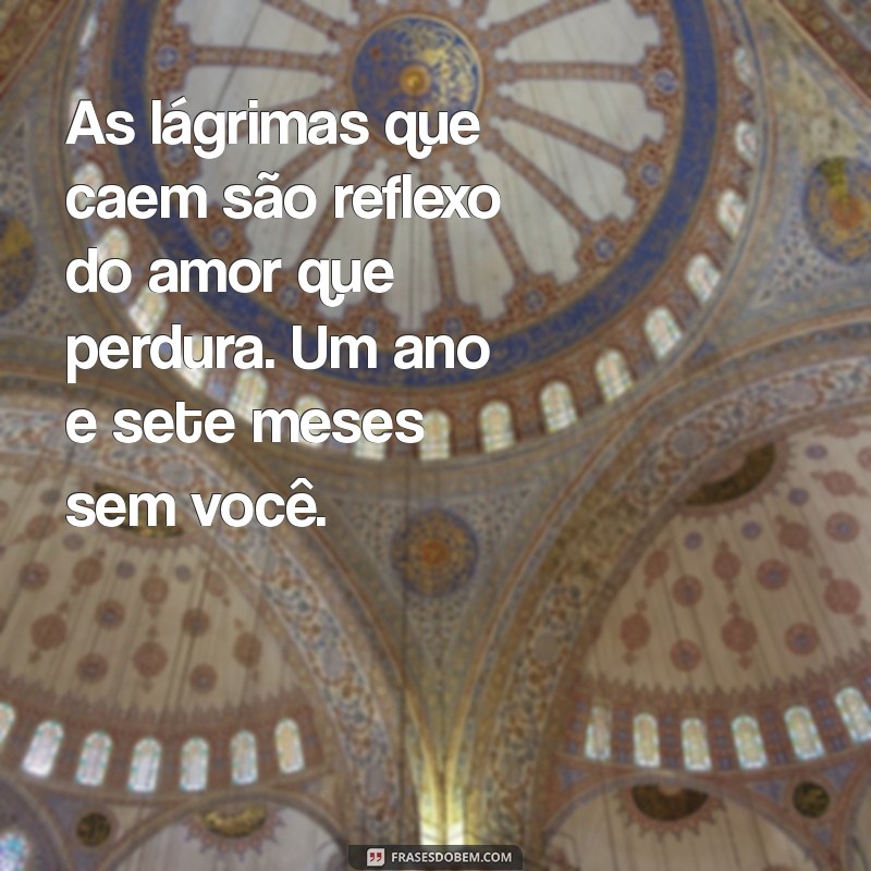 Como Lidar com a Saudade: Mensagens para Recordar 1 Ano e 7 Meses de Falecimento 