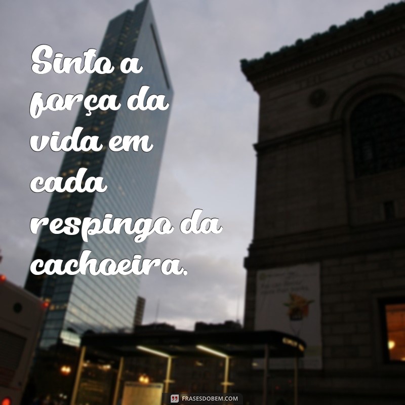 Frases Inspiradoras para Acompanhar Suas Fotos na Cachoeira 