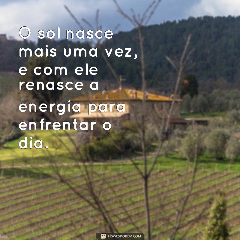 Descubra as mais belas frases inspiradoras sobre o nascer do sol 