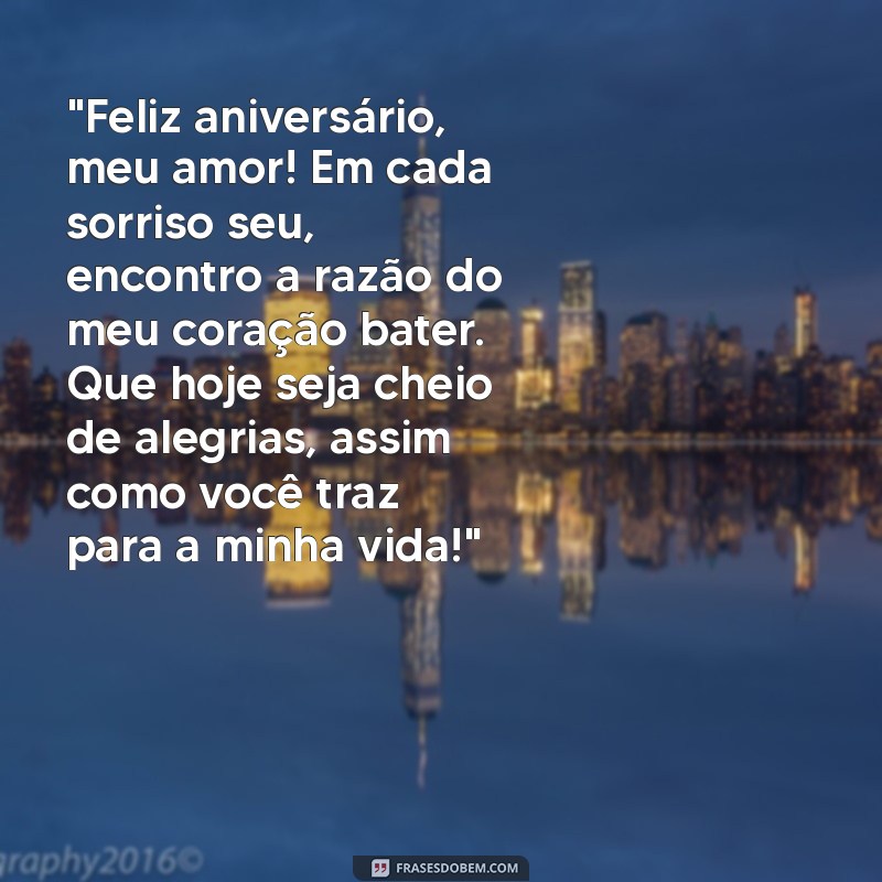 texto para aniversário para namorada 