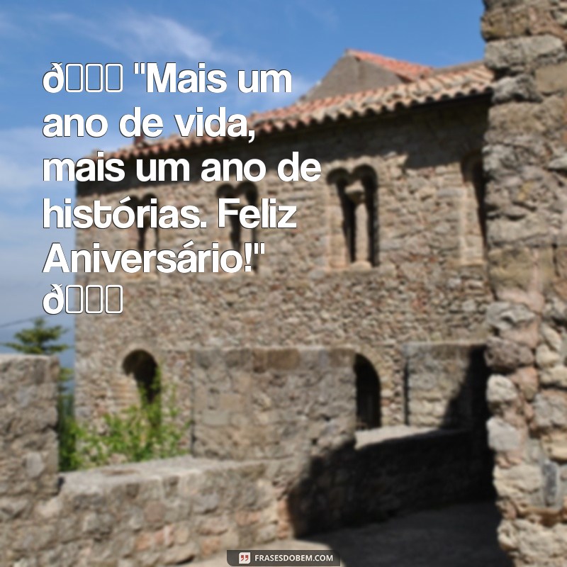 mensagem de aniversario com imagem 🎉 