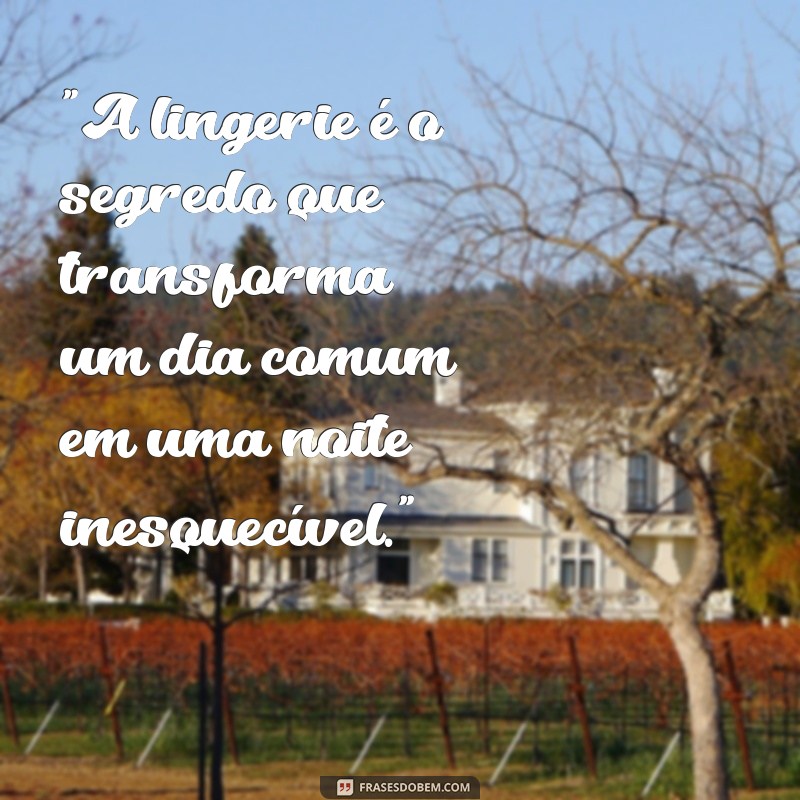 frases de lingerie 