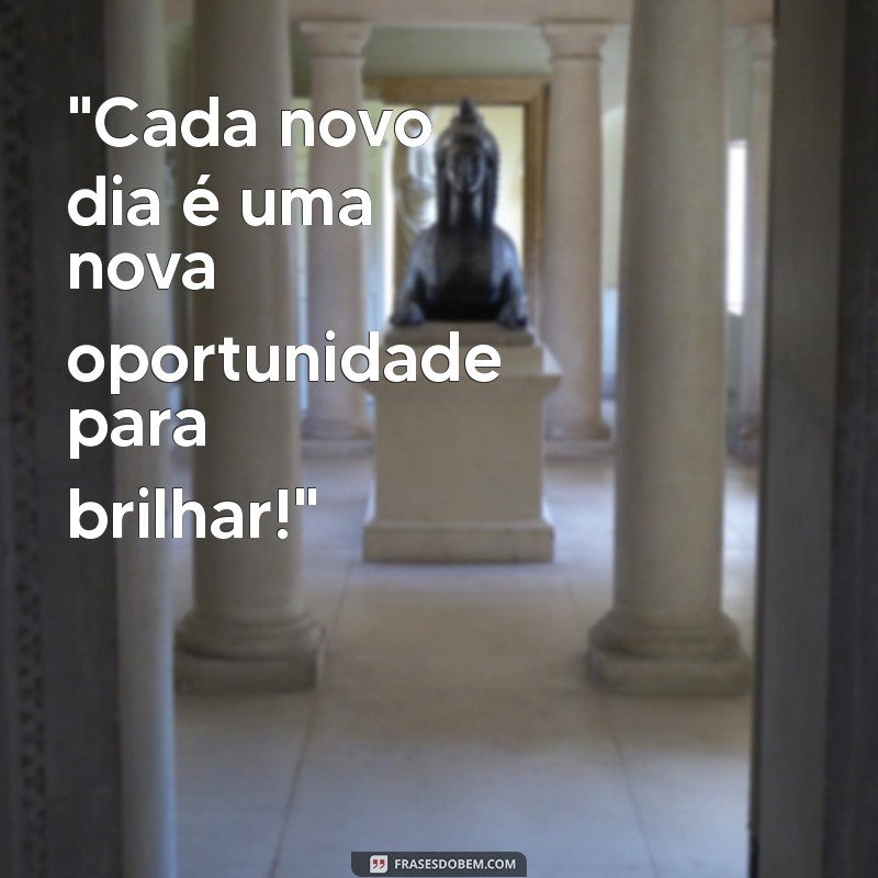 frases motivacionais para manha 