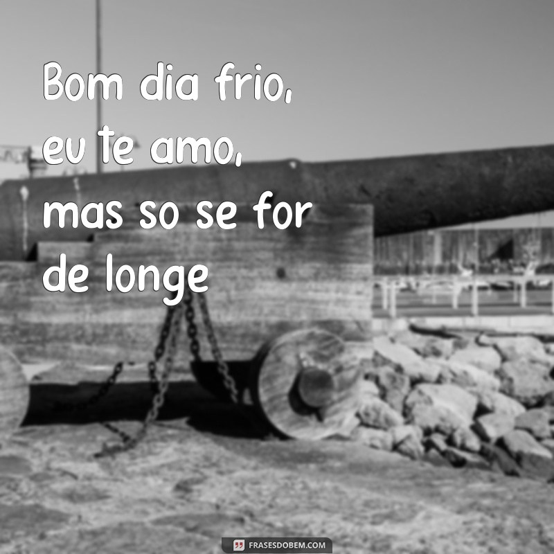 Divirta-se com 22 frases engraçadas para desejar um bom dia frio! 