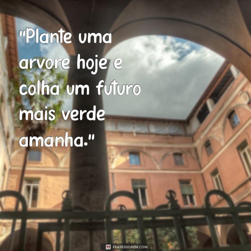 frases sobre o dia da árvore 