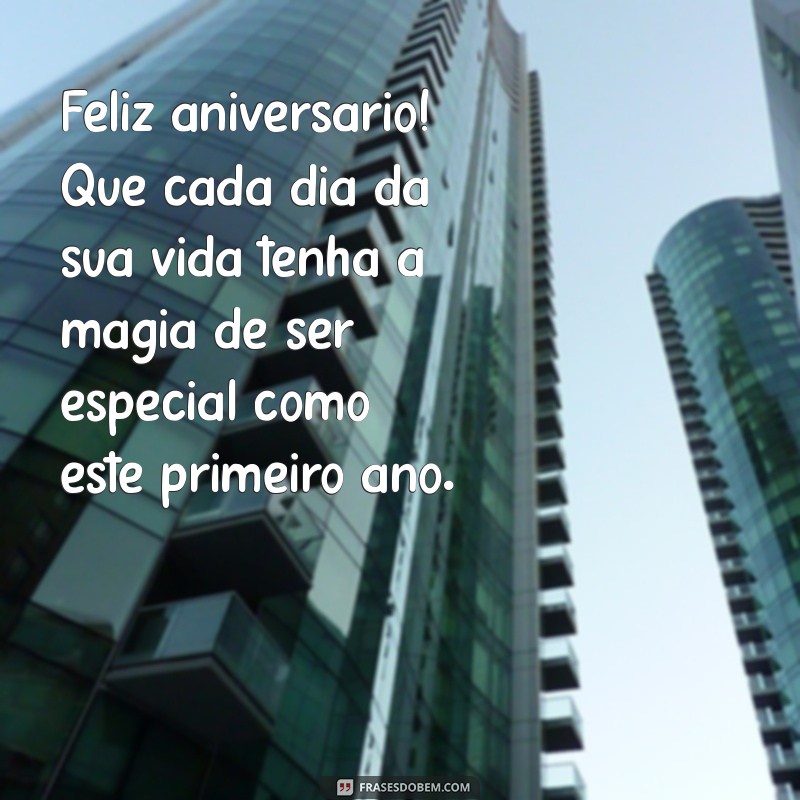 Frases Lindas de Aniversário para Afilhada de 1 Ano: Celebre com Amor! 