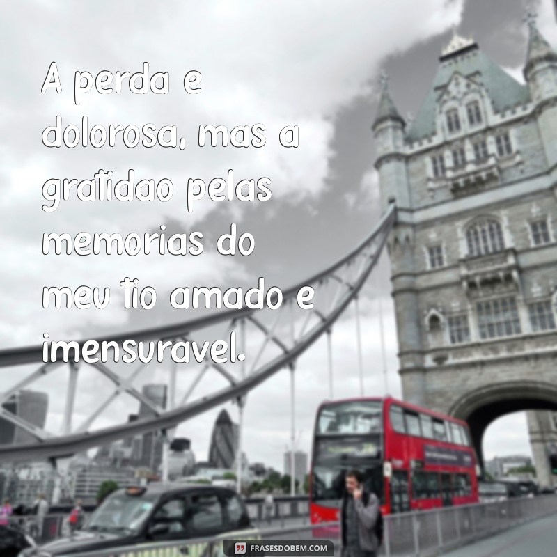 Como Lidar com a Perda de um Tio Amado: Reflexões e Mensagens de Conforto 