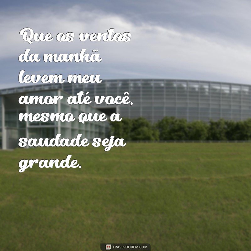 Mensagens de Bom Dia: Envie Carinho e Saudade para Quem Você Ama 