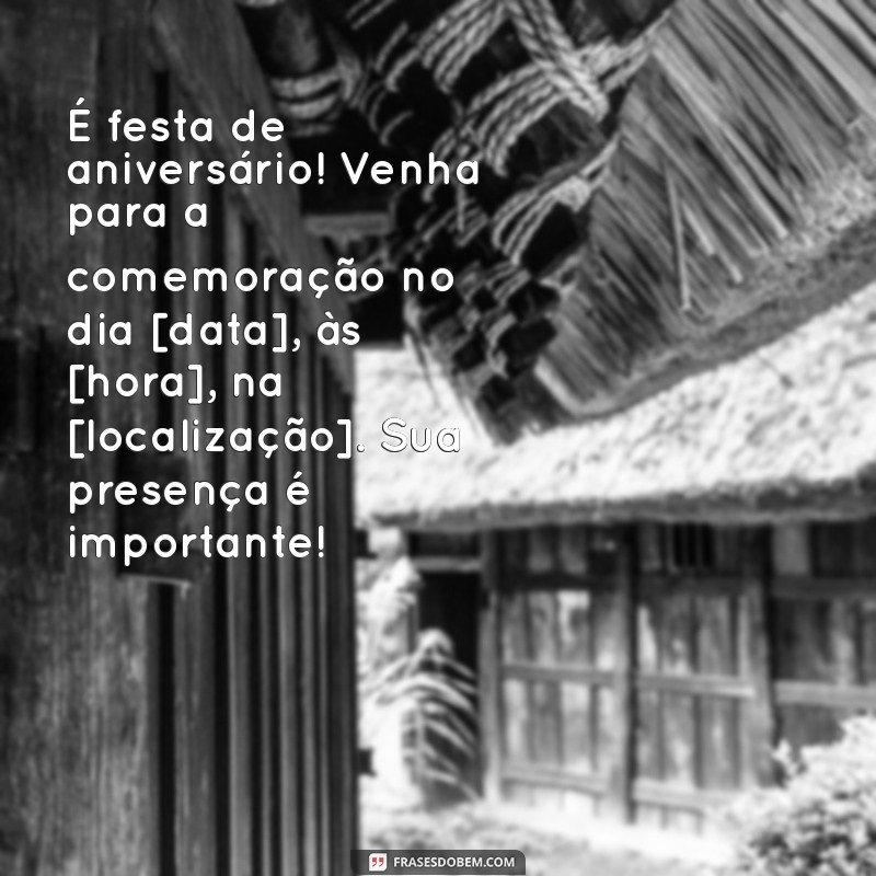 Como Criar Convites de Aniversário Simples e Criativos: Dicas e Exemplos 