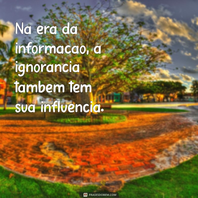 A Internet e a Voz dos Idiotas: Como a Rede Amplifica Opiniões Sem Fundamento 