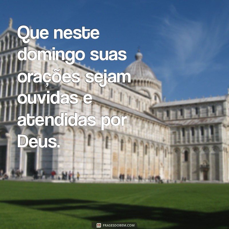 Bom Dia com Deus: Mensagens Inspiradoras para um Domingo Abençoado 