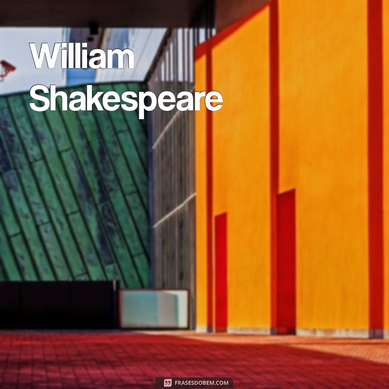 poetas famosos William Shakespeare