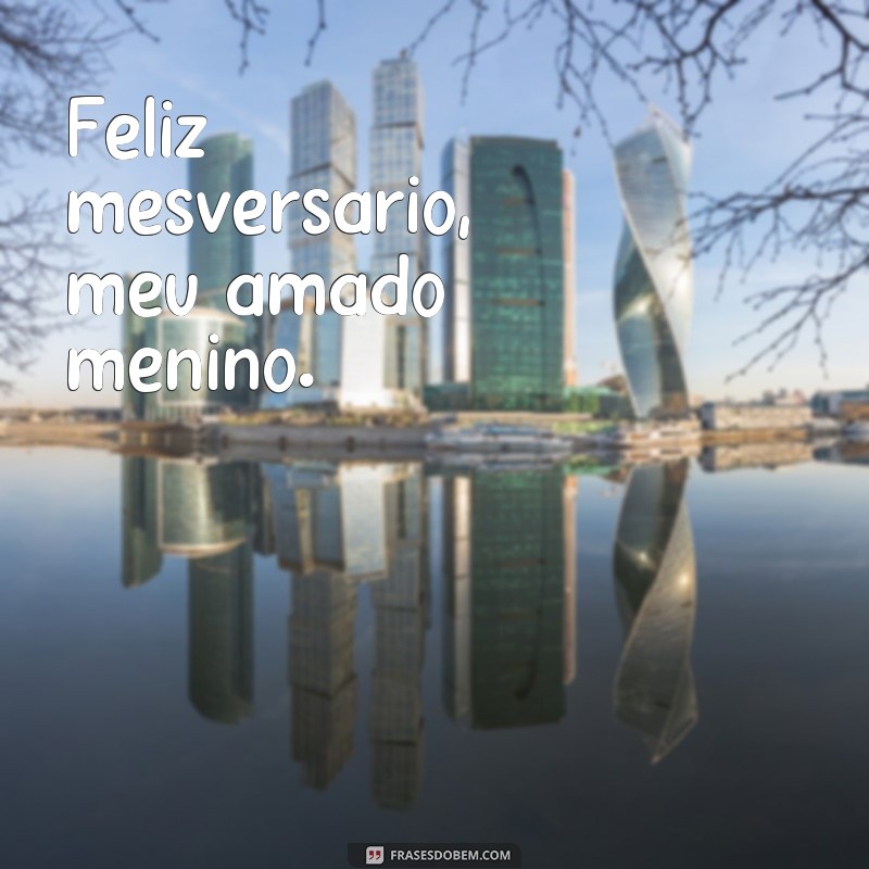 Descubra as melhores frases para comemorar o mesversário do seu menino! 