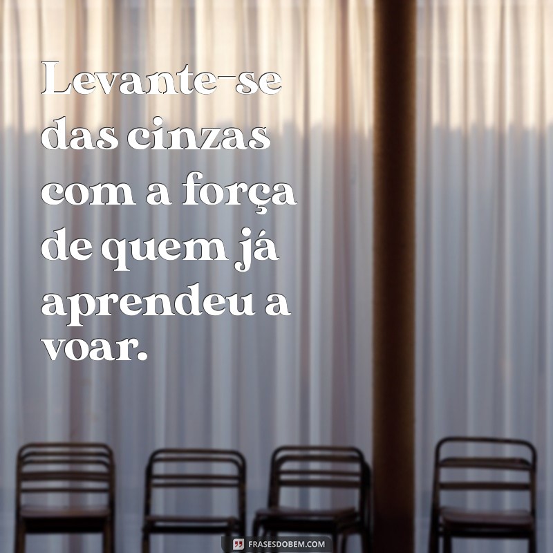 Frases Inspiradoras da Fênix: Renascimento e Superação 