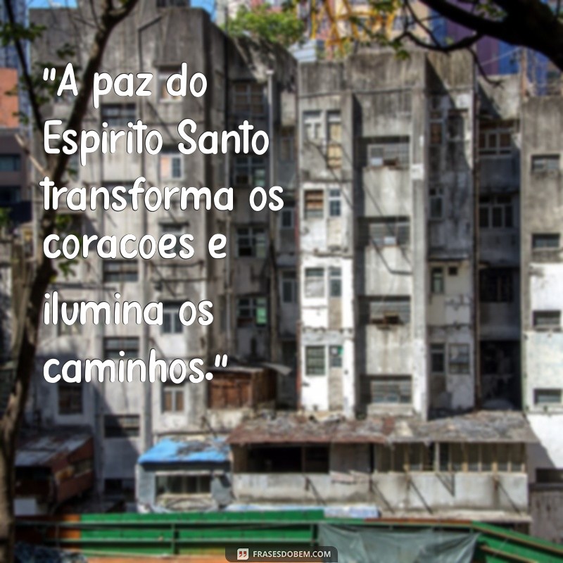 espirito santo mensagem 