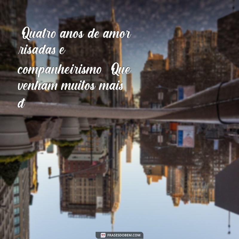 4 anos de casados mensagem para amigos 