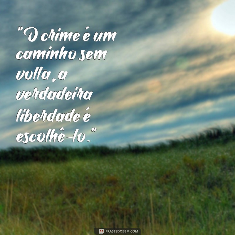 frases do crime cv 