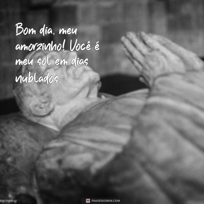 Bom Dia Meu Amorzinho: Frases Românticas para Encantar Seu Amor 