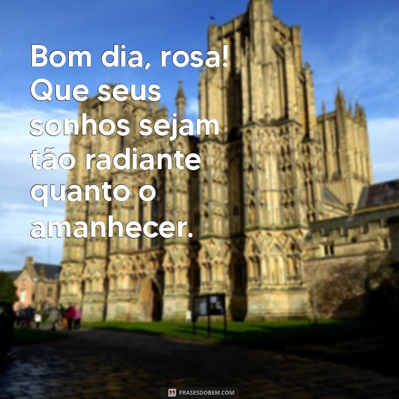 Bom Dia Rosa: Inspirações e Frases para Começar o Dia com Alegria 