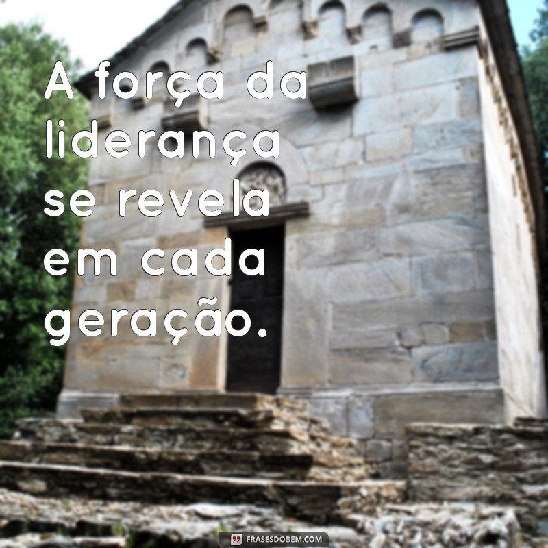 descendência de moisés A força da liderança se revela em cada geração.