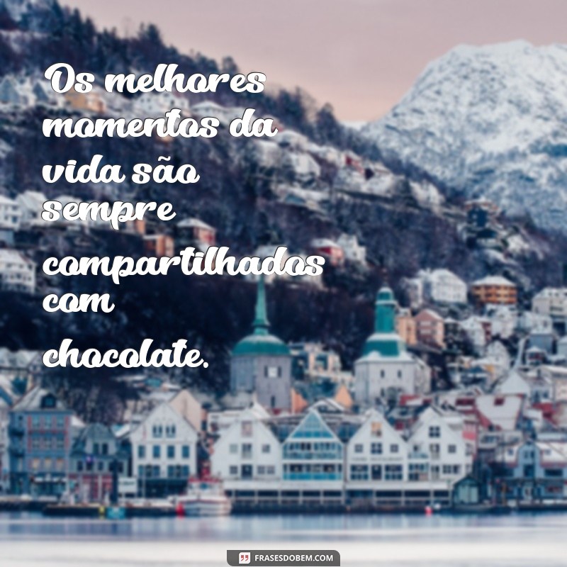 Encante seus seguidores com as melhores frases de chocolate para Instagram 