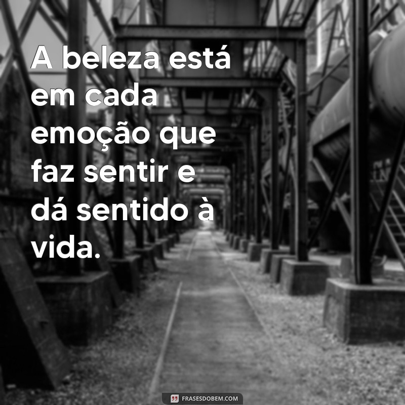 Frases Inspiradoras: Como Se Faz Sentir, Faz Sentido Pode Transformar Sua Perspectiva 