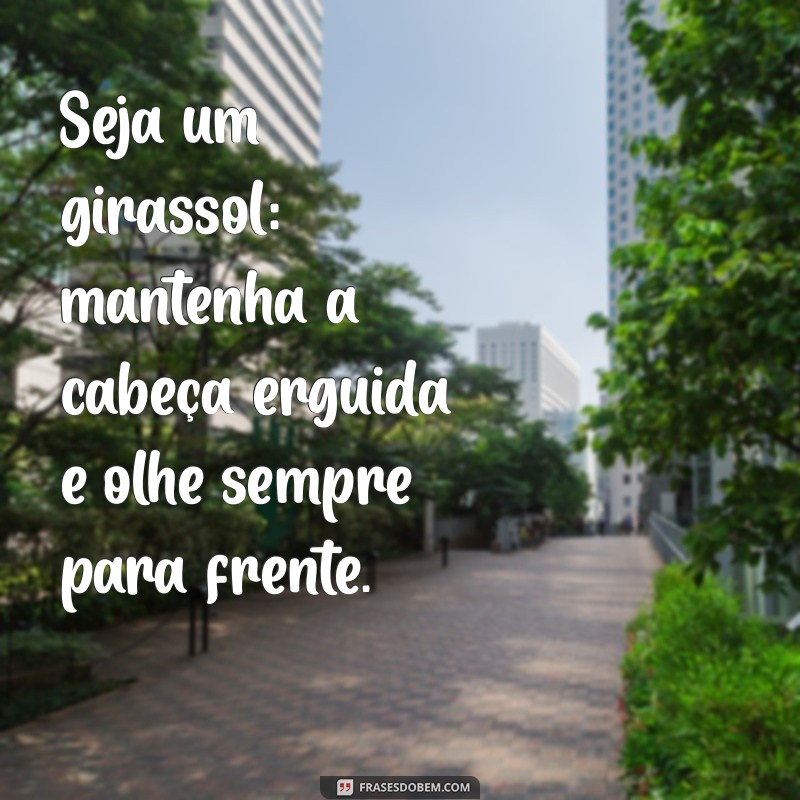 Frases Inspiradoras: Seja Como um Girassol e Ilumine Sua Vida 