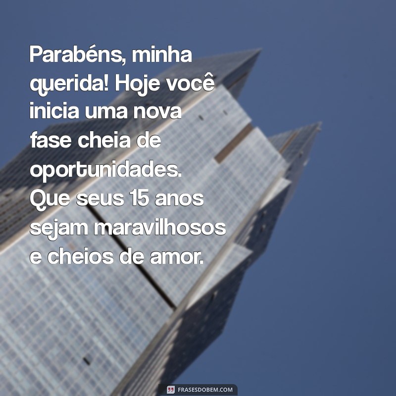 Mensagens Emocionantes de Aniversário para Afilhada de 15 Anos: Celebre com Amor! 