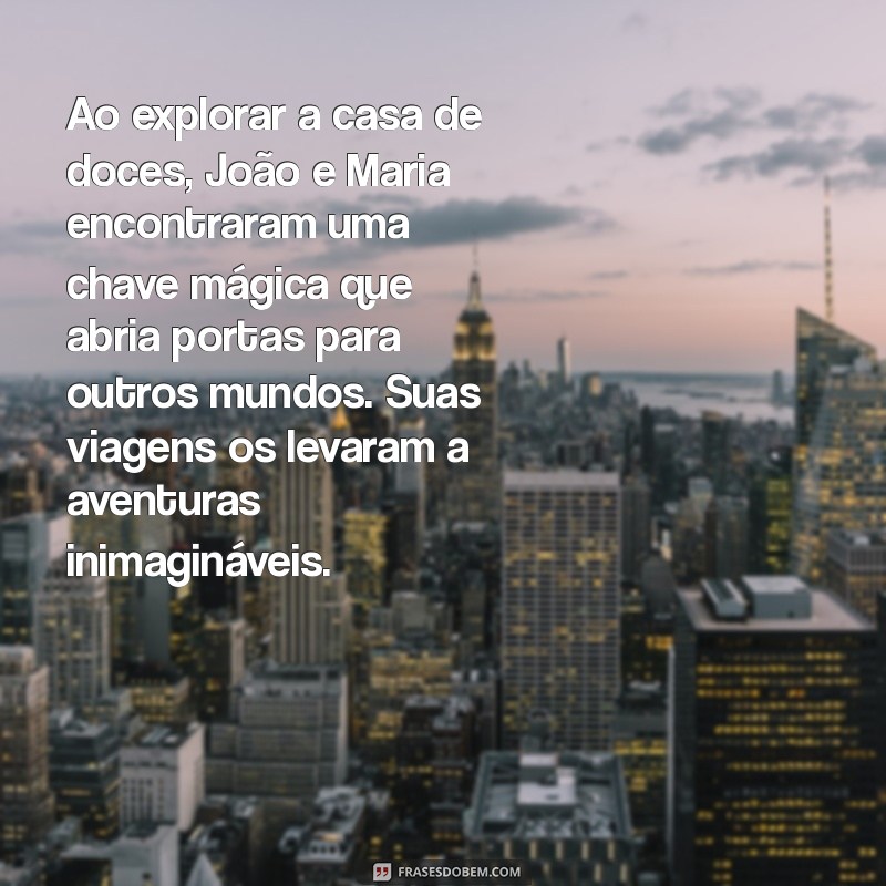 João e Maria: A Fascinante História de Superação e Aventura 