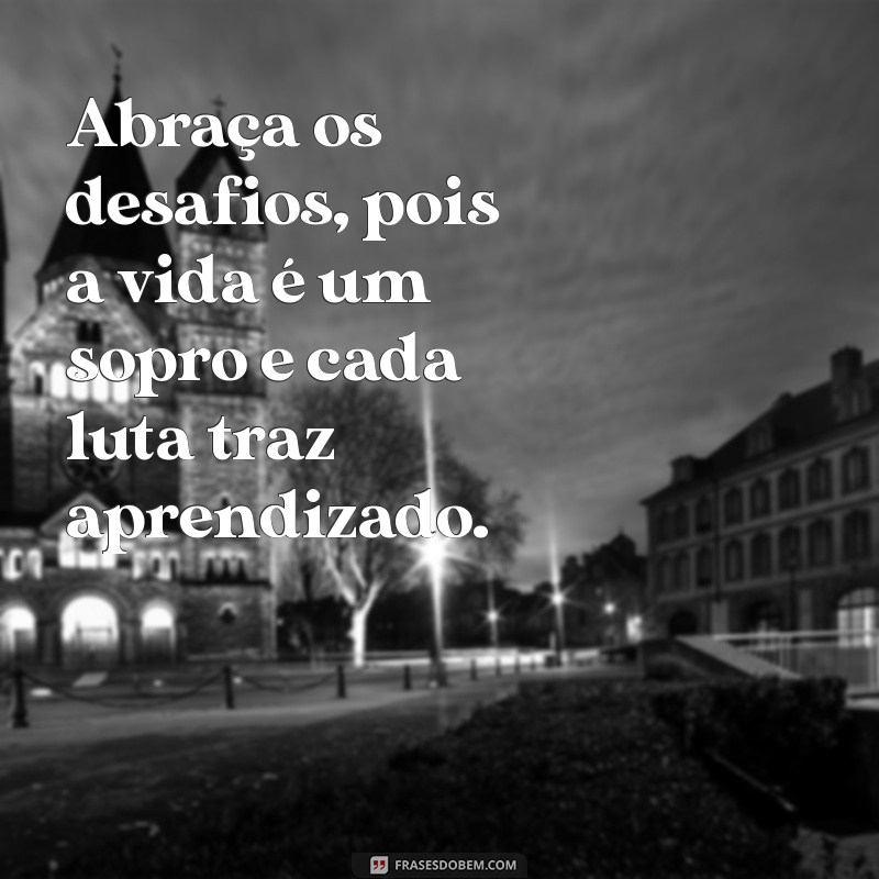 Frases Inspiradoras: A Vida é um Sopro e Sua Beleza 