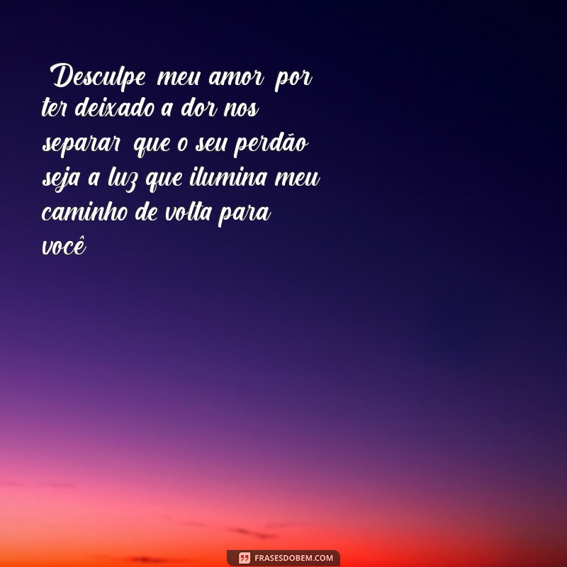 frases de amor pedindo desculpa 